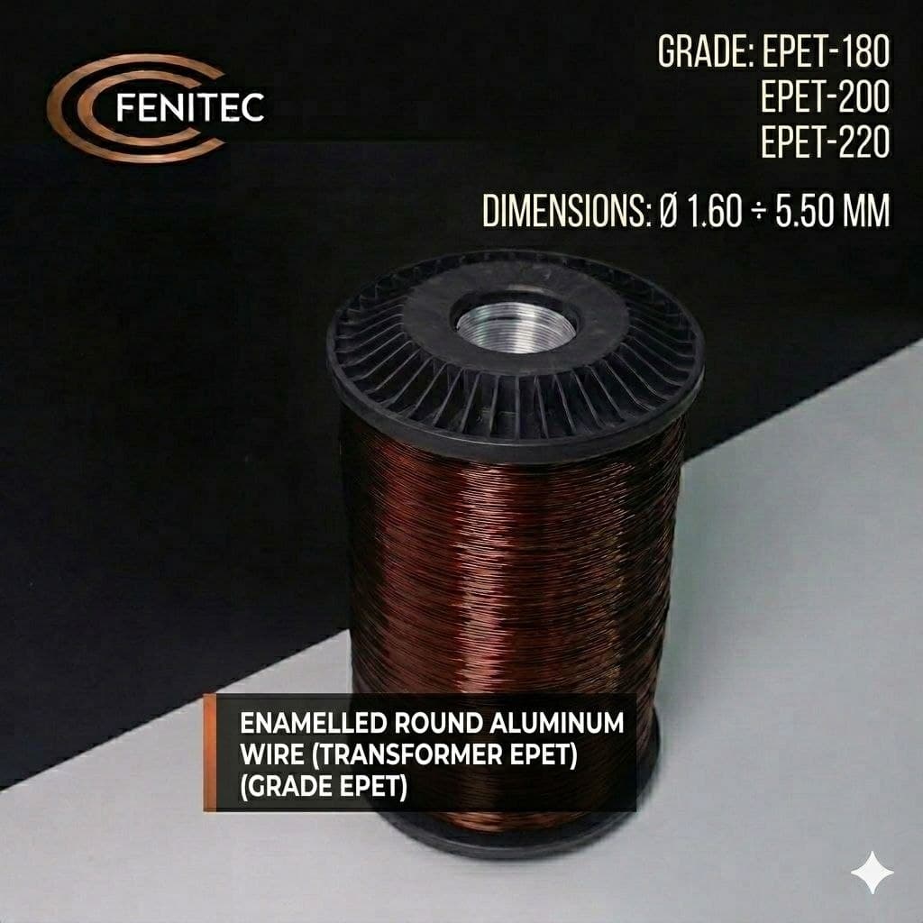 Round Aluminum Enameled Wire APET (1.60–5.50 mm) price | Transformer wire