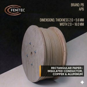Rectangular aluminum wire with paper insulation APB — reliable solution for oil transformers